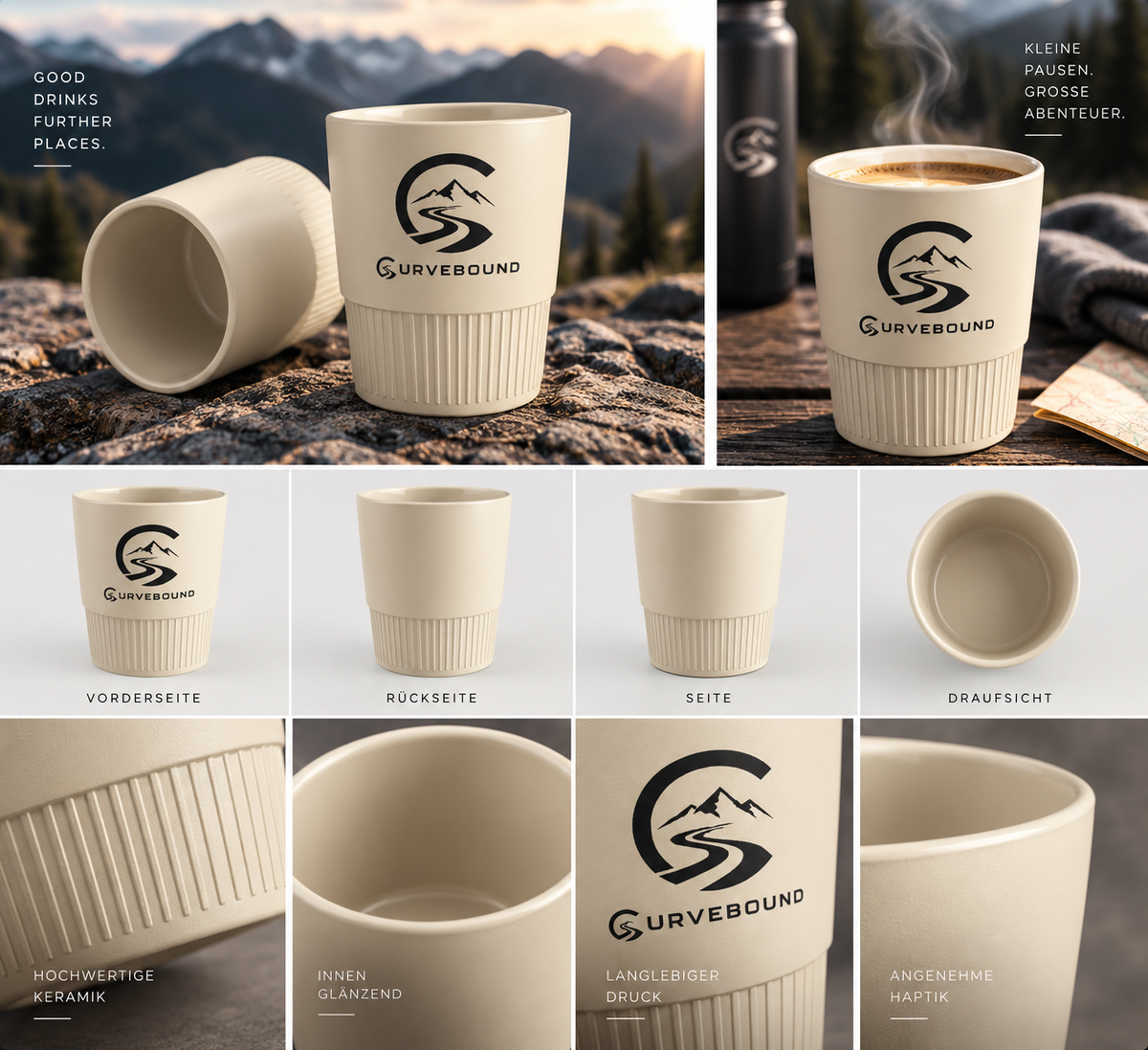 Curvebound Retro Mug – 300 ml Keramiktasse