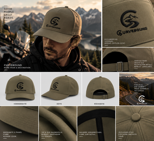 CURVEBOUND Roadline 5-Panel Cap