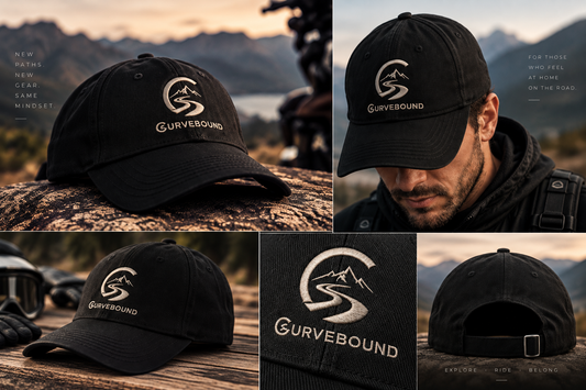 Curvebound Classic 6-Panel Cap – Bestickte Premium Baseball Cap