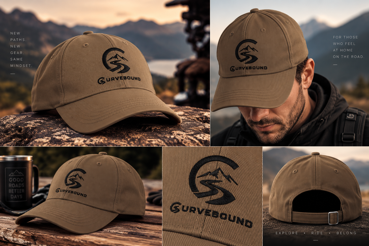 Curvebound Classic 6-Panel Cap – Bestickte Premium Baseball Cap