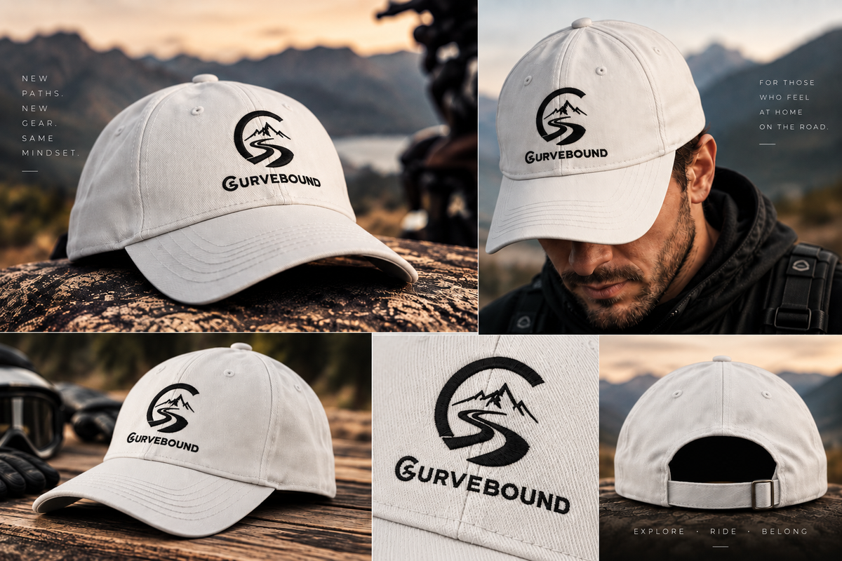 Curvebound Classic 6-Panel Cap – Bestickte Premium Baseball Cap