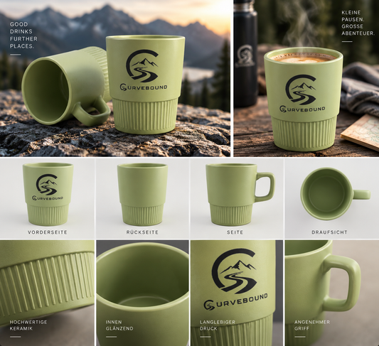 Curvebound Retro Mug – 300 ml Keramiktasse