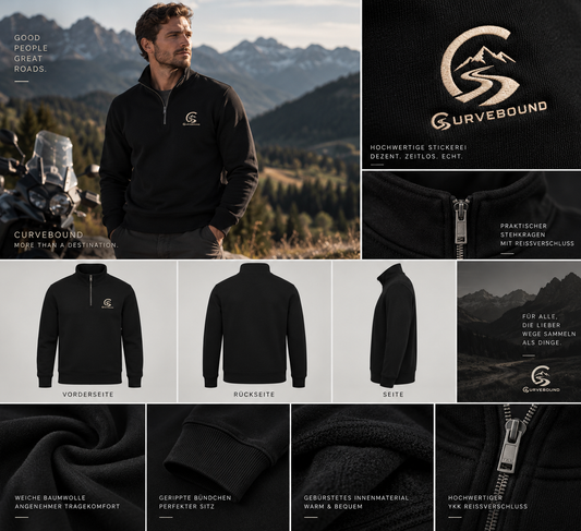 Curvebound Essential Half-Zip Sweatshirt