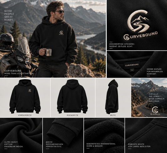 CURVEBOUND Ultra Heavy Hoodie – 460 GSM
