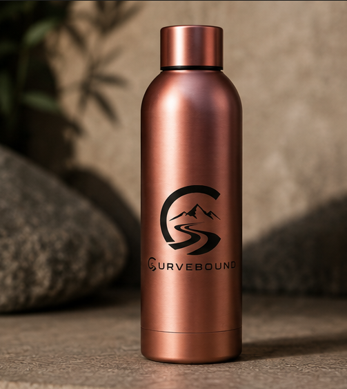 Curvebound Premium Edelstahl-Thermoflasche – Isolierflasche 550 ml
